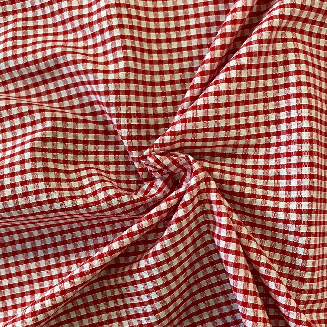 1/8" Gingham - Select Colour - £3.80 Per Metre - Sold by Half Metre