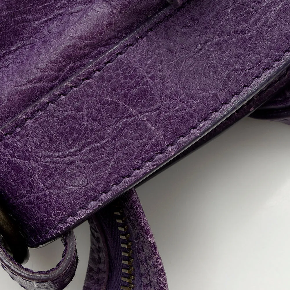 Balenciaga Leather Mini Neo Classic Satchel (SHF-17163)