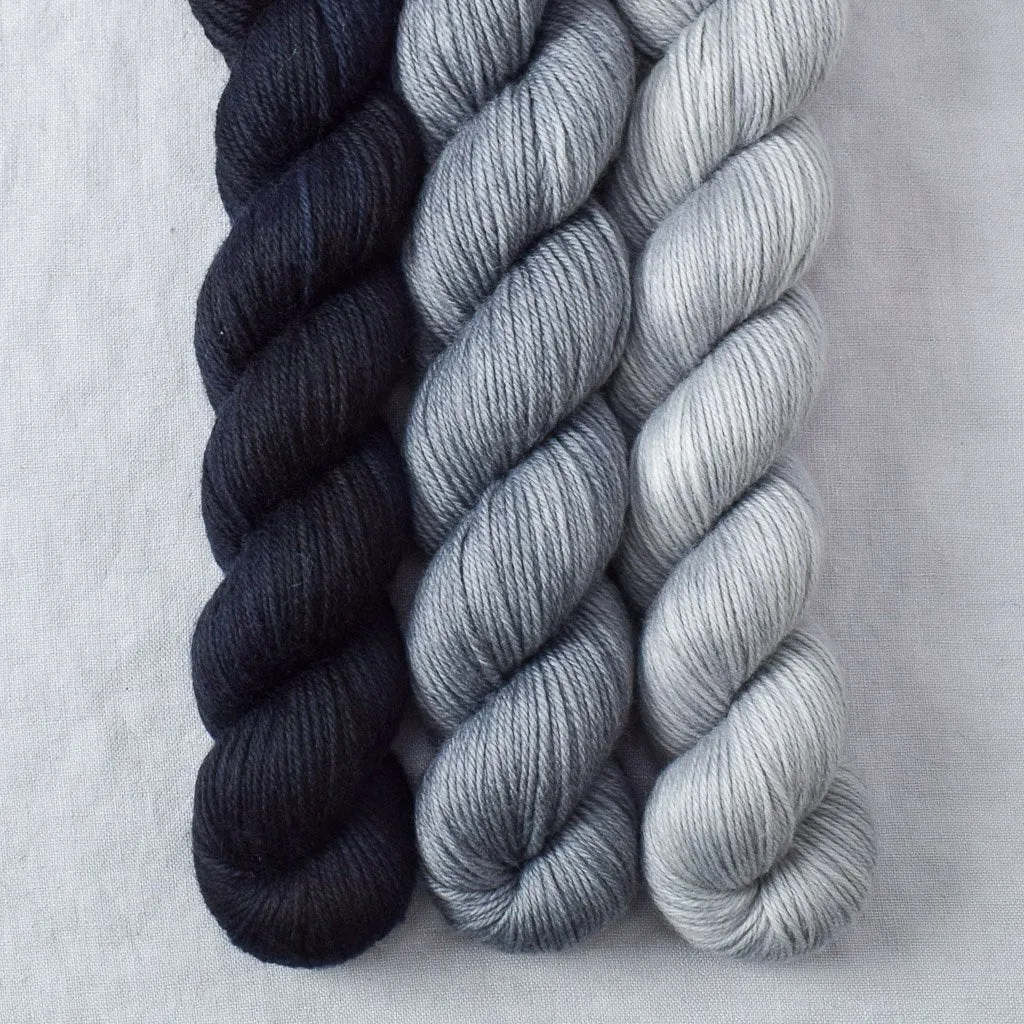 Blackbird, Quicksilver, Slate - Yowza Mini Trio