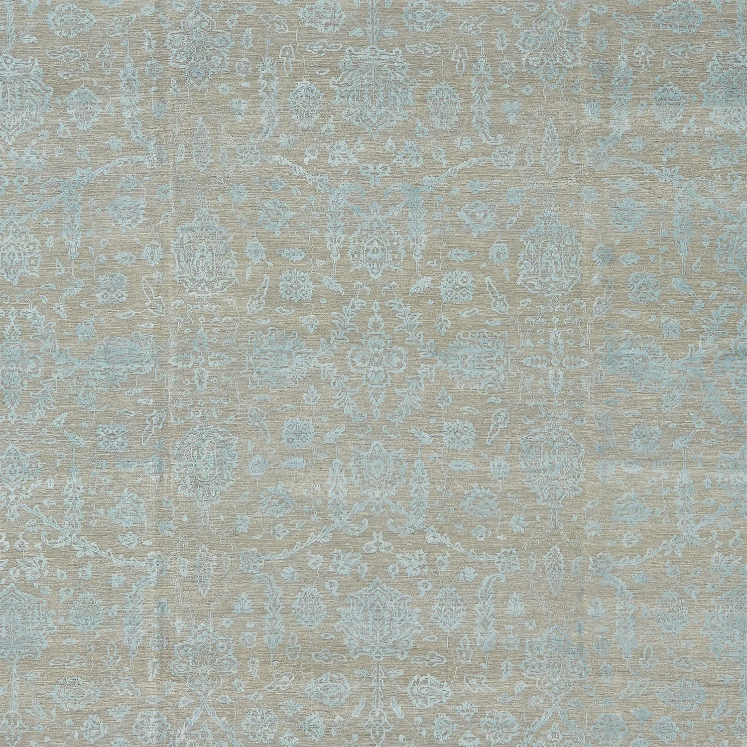 Blue Transitional Wool Rug - 13'9" x 21'2"