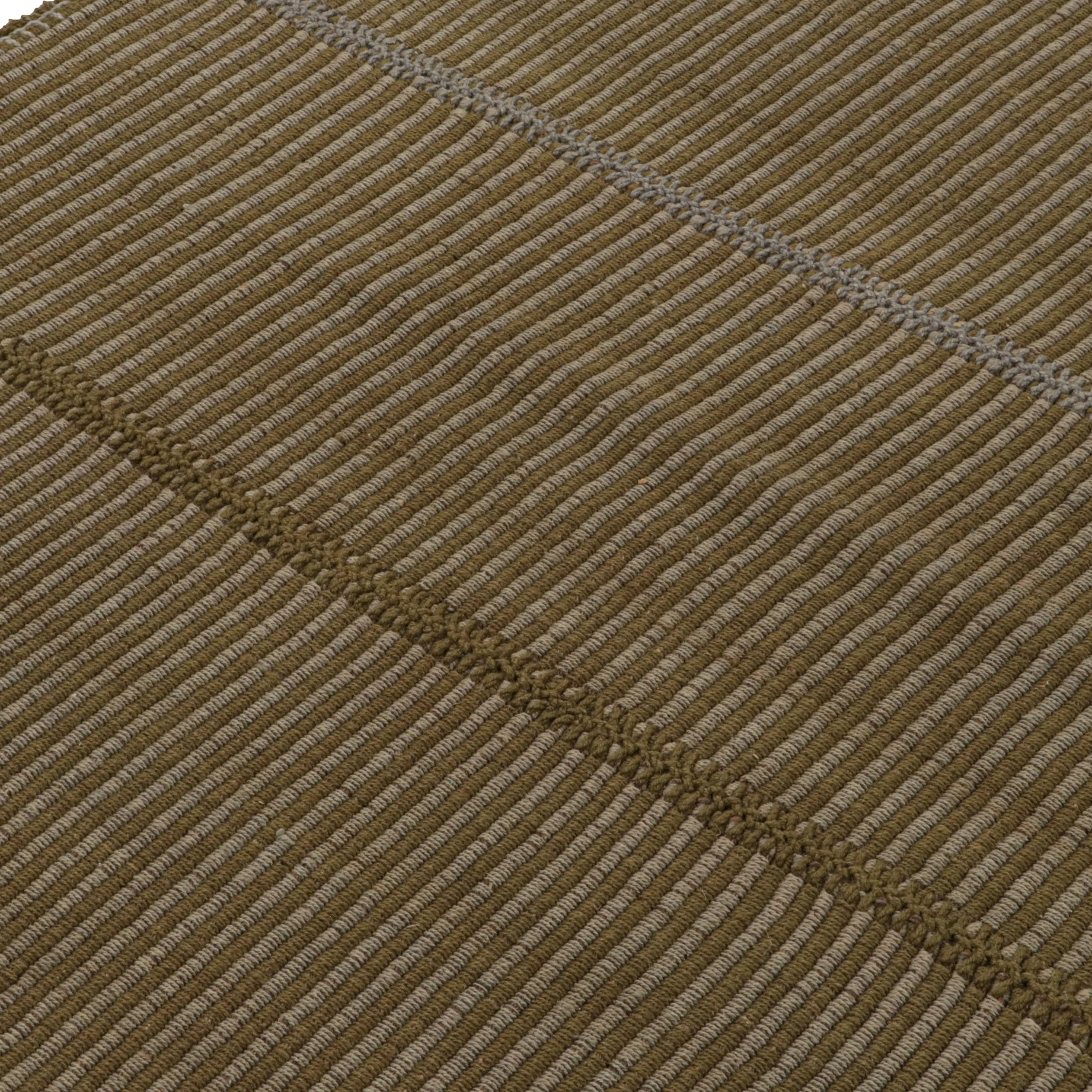 Contemporary Striped Kilim - 8'11" x 12'4"