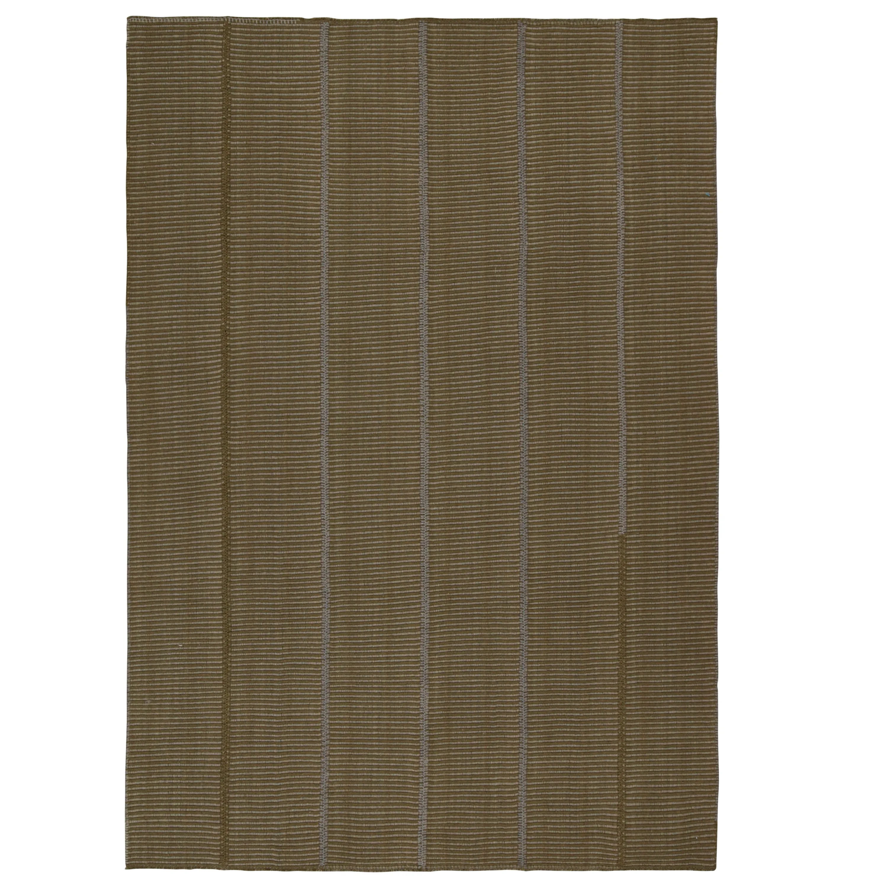 Contemporary Striped Kilim - 8'11" x 12'4"