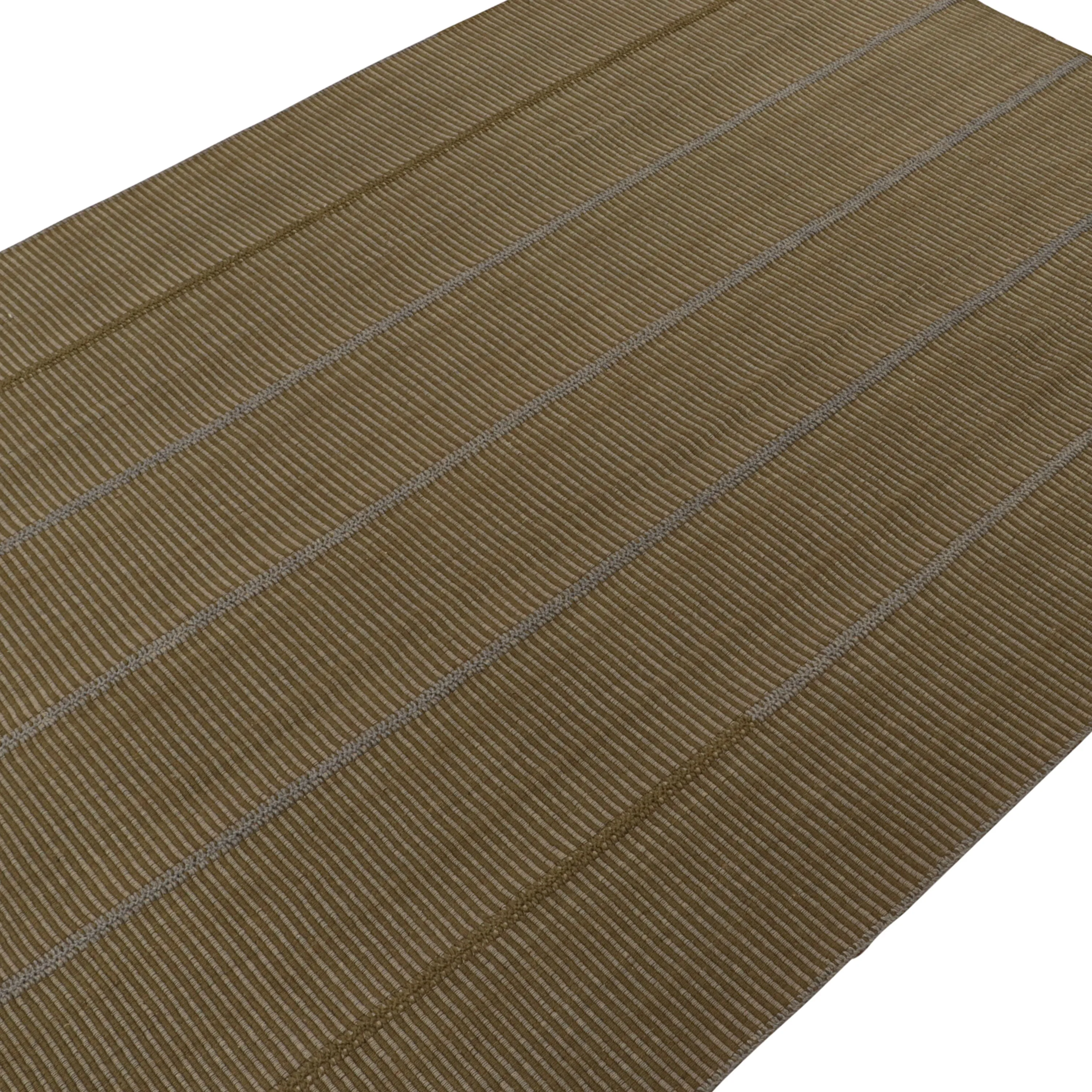 Contemporary Striped Kilim - 8'11" x 12'4"