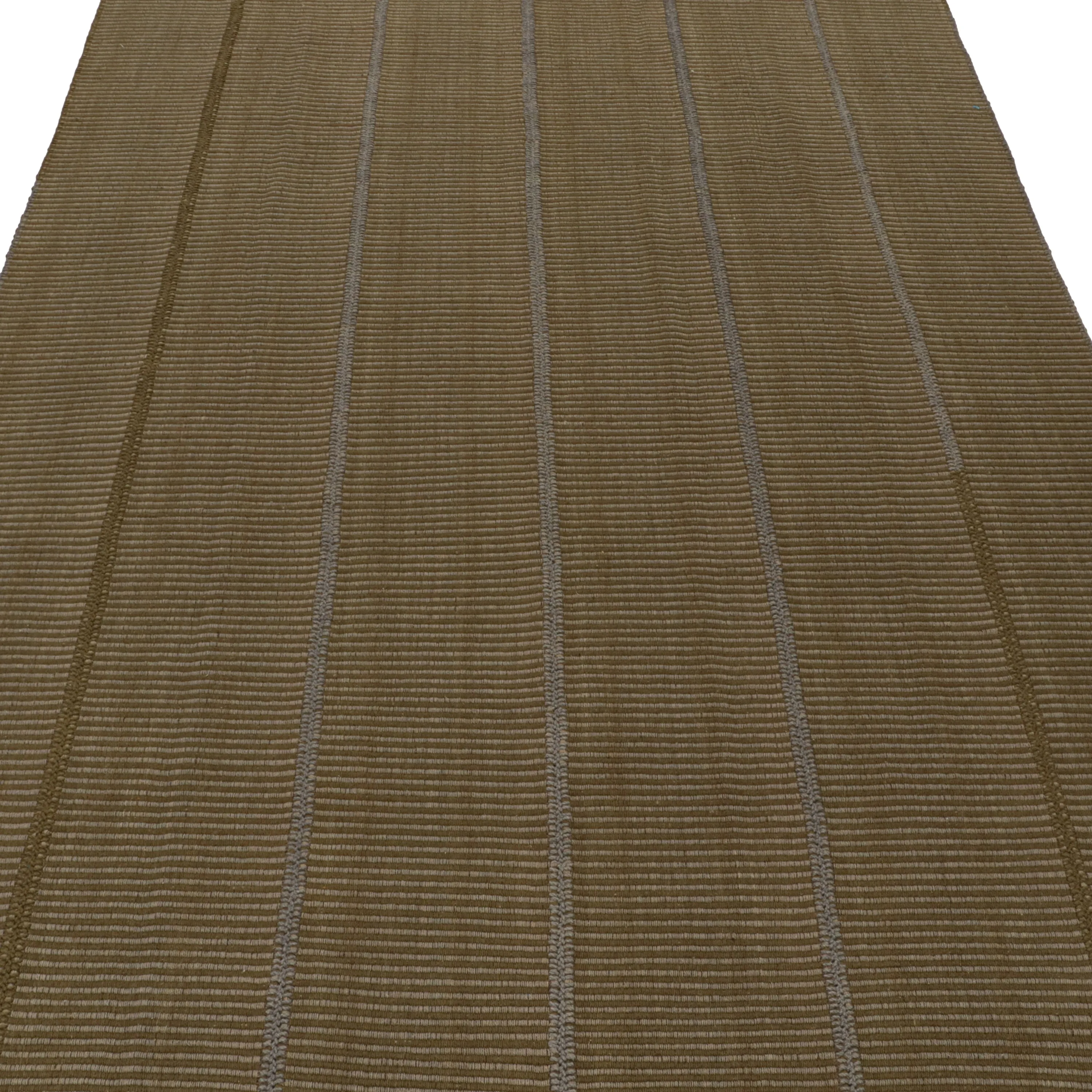 Contemporary Striped Kilim - 8'11" x 12'4"