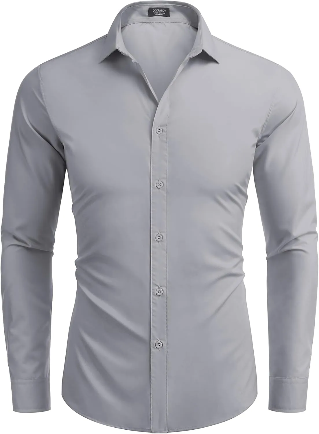 COOFANDY Men's Dress Shirts Long Sleeve Button Up Shirts Formal Business Shirt