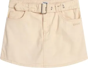 DKNY Girls' Denim Skort - High-Waisted Casual Everyday Mini Skort Skirts for Girls with Pockets (Sizes: 7-16)