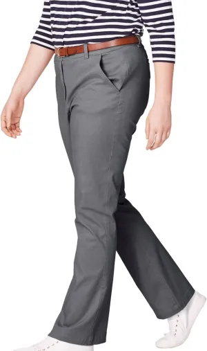 ellos Women's Plus Size Classic Stretch Chino