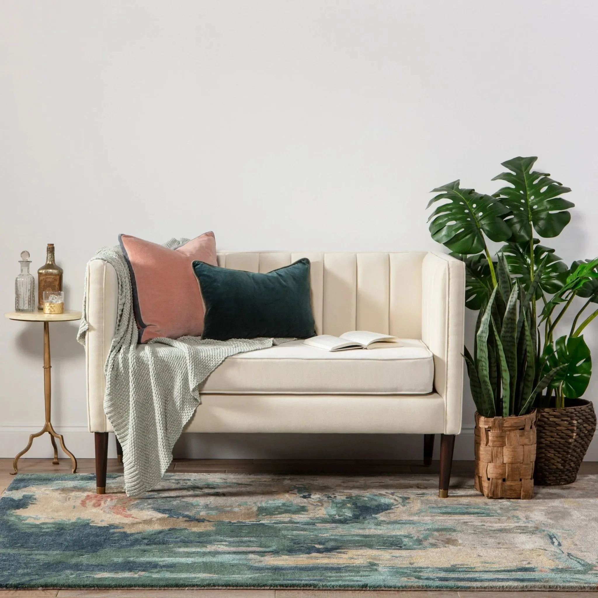 Genesis GES46 Teal/Grey Rug