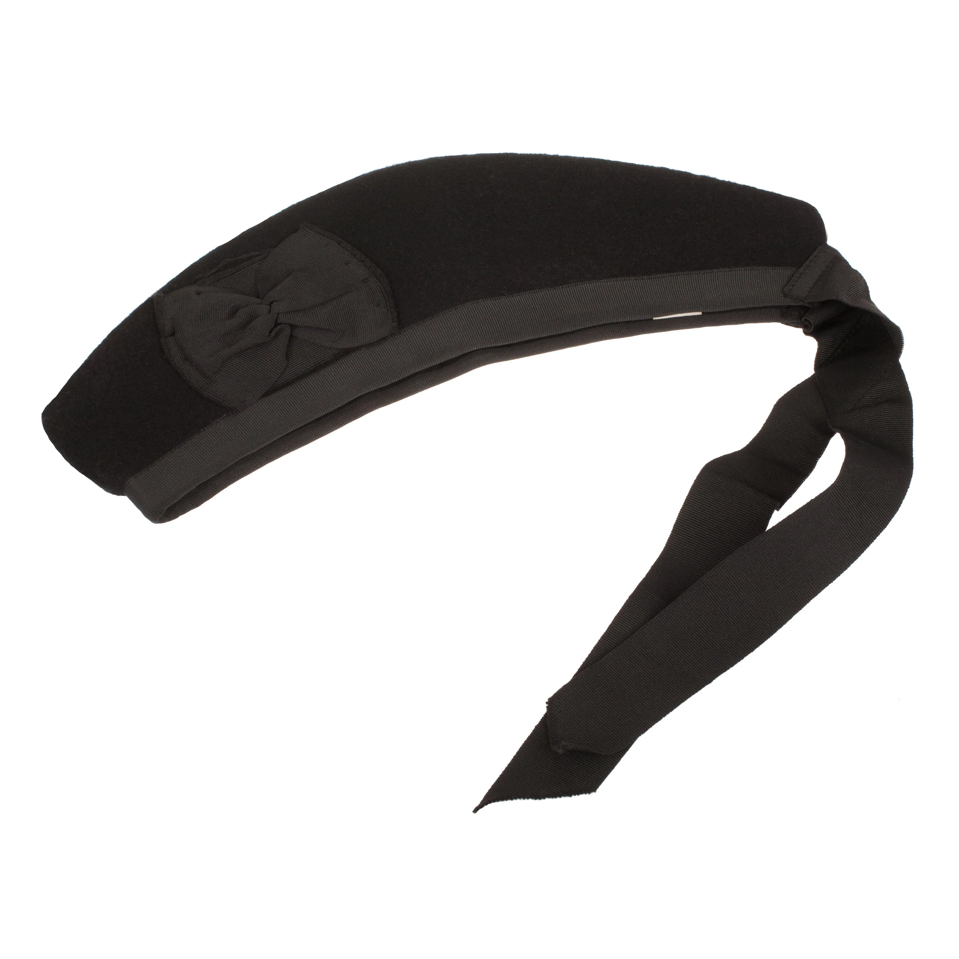 Gents Glengarry Hat Plain Black