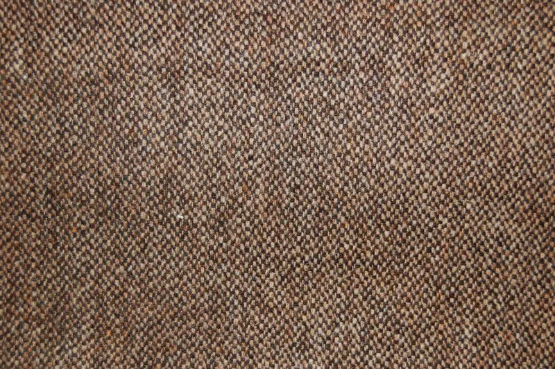Harris Tweed Hebrides Plain Fabric - Laxdale Brown