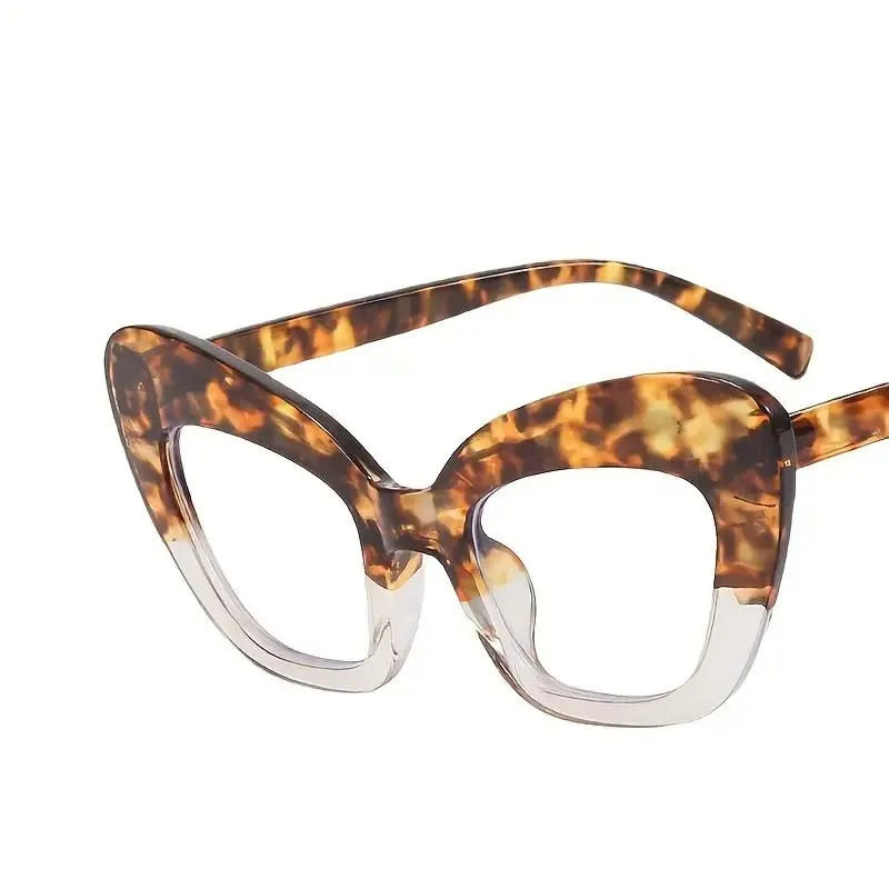 Hot Girls Blue Light Protection Oversized Cat Eye Sunglasses