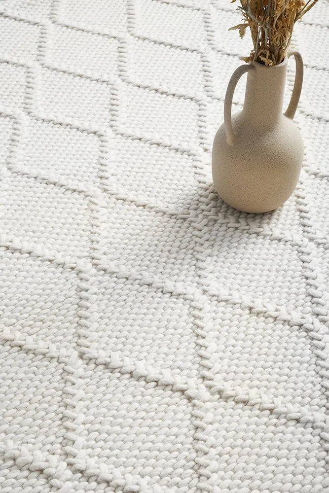 Huxley Rug (White) by Rug Culture