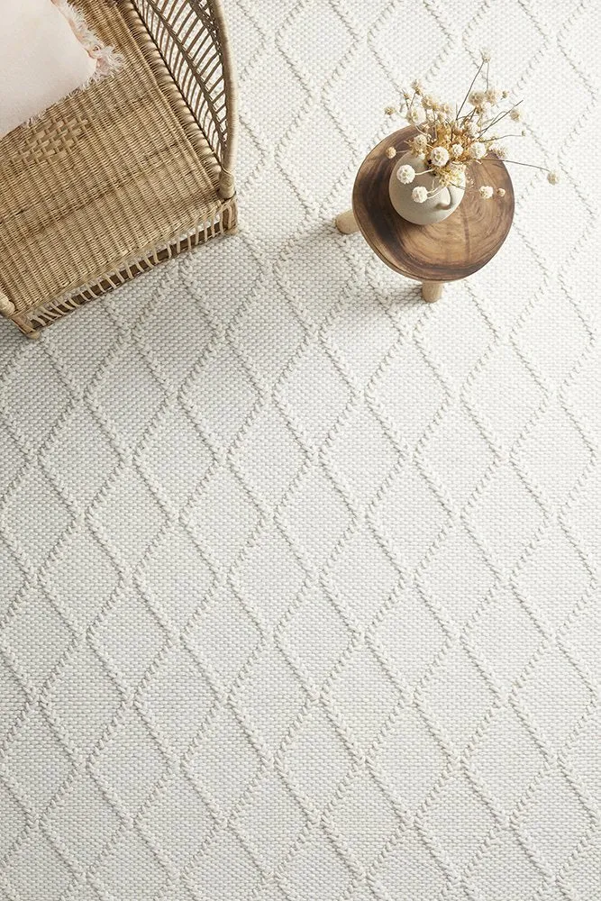 Huxley Rug (White) by Rug Culture