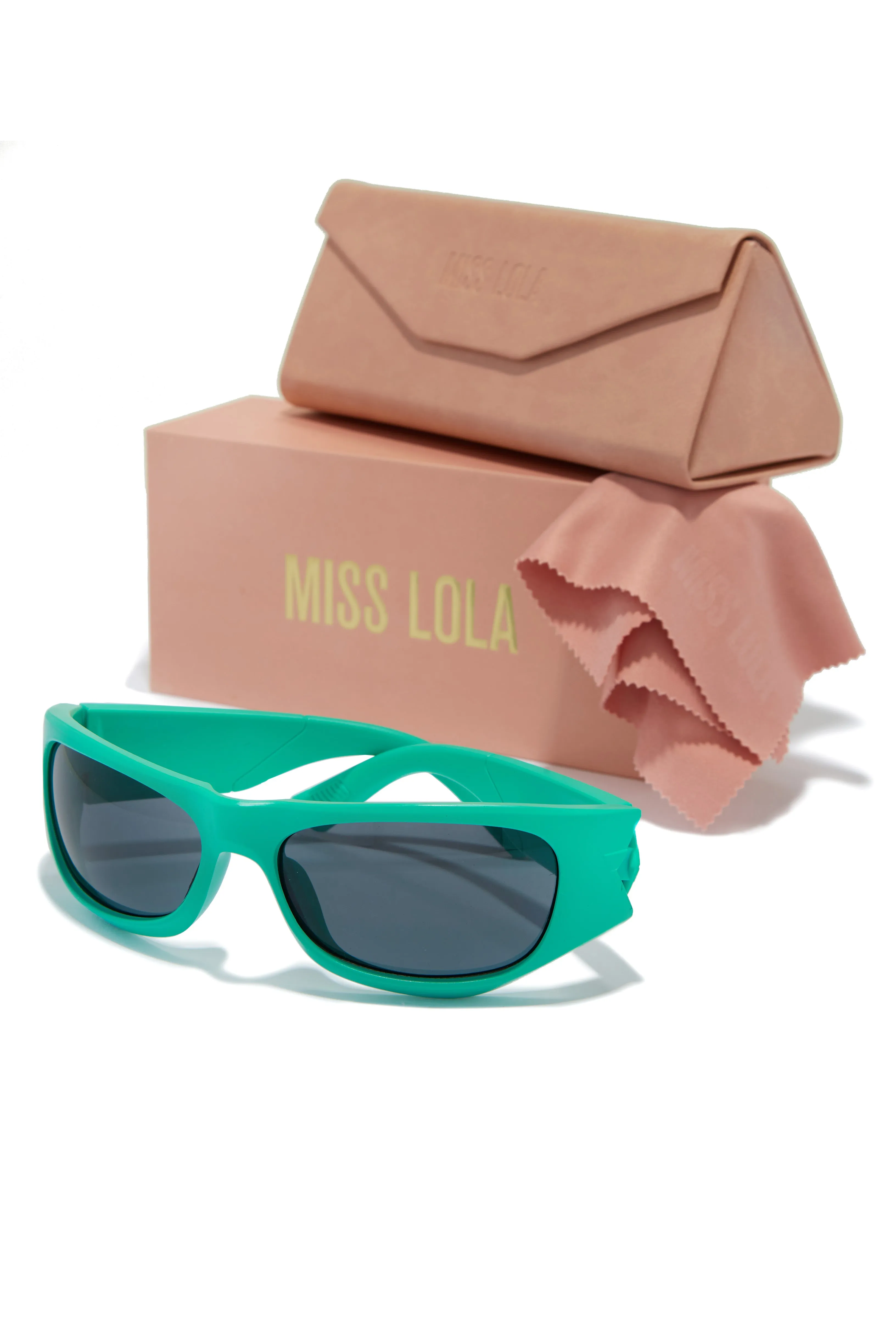 Kyata Oversized Sunglasses - Blue