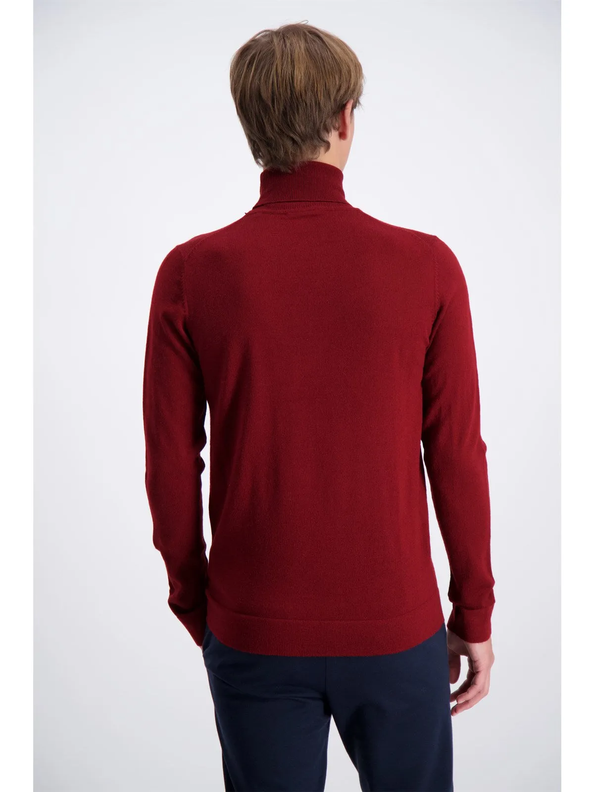 Lindbergh Sweater Roll neck | Dark Red