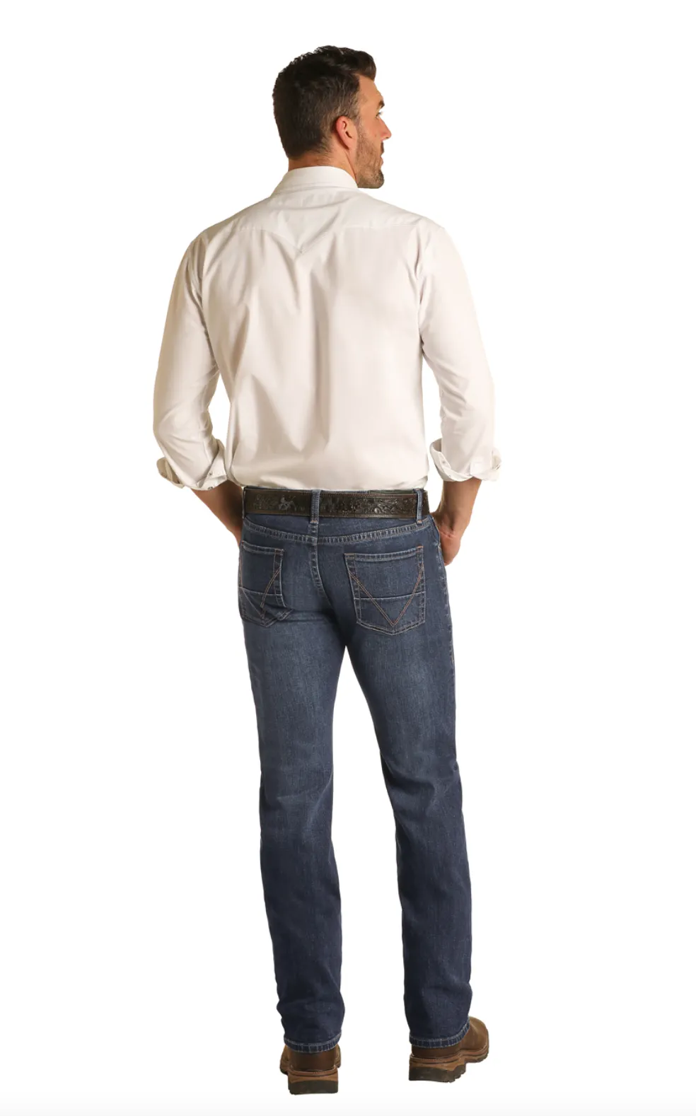 M1R1801 - Rock&Roll Denim Men's  Vintage 46 Revolver Straight Jean