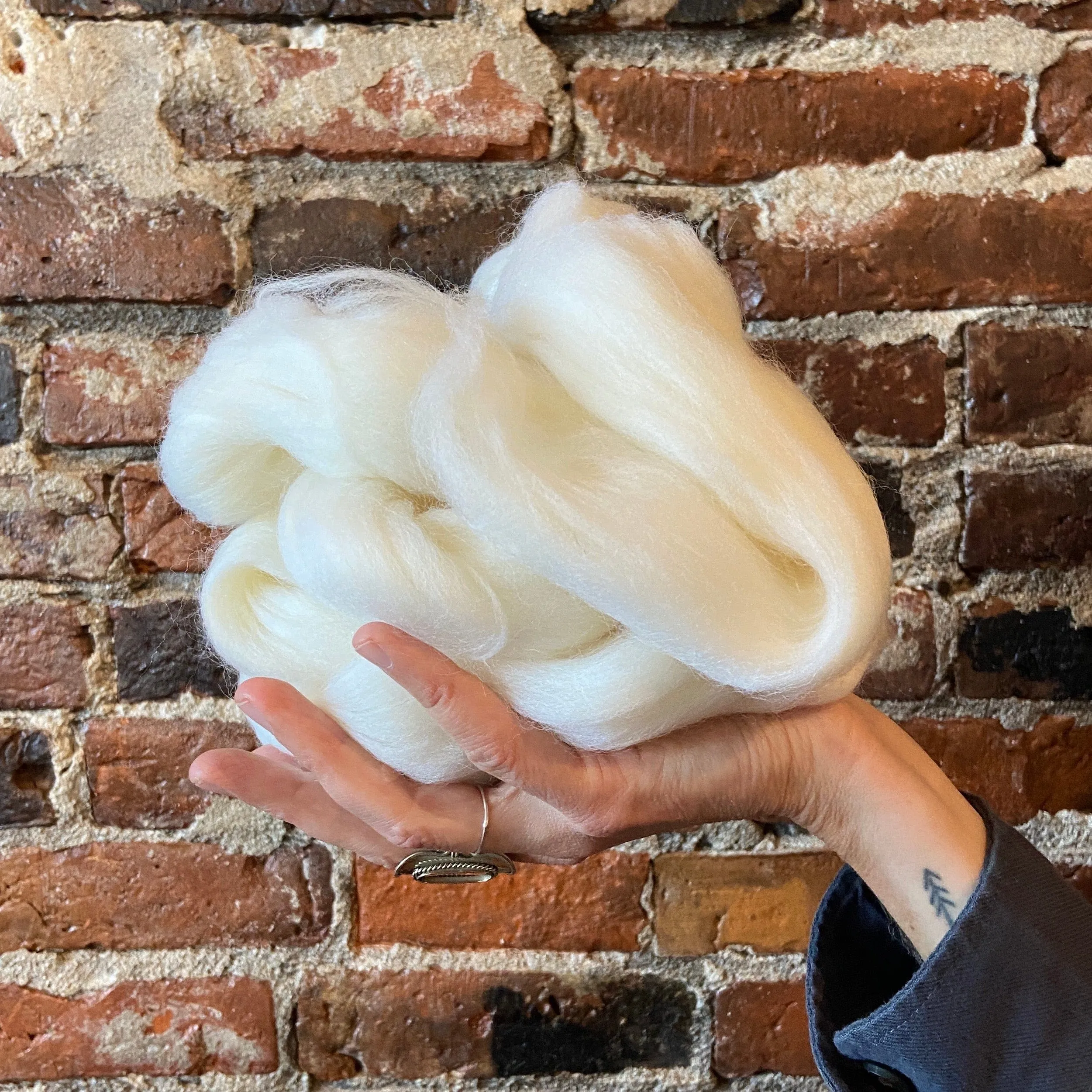 Mahogany - Merino Wool Top Roving - 50 gram (1.75 oz) Ball - Color 617