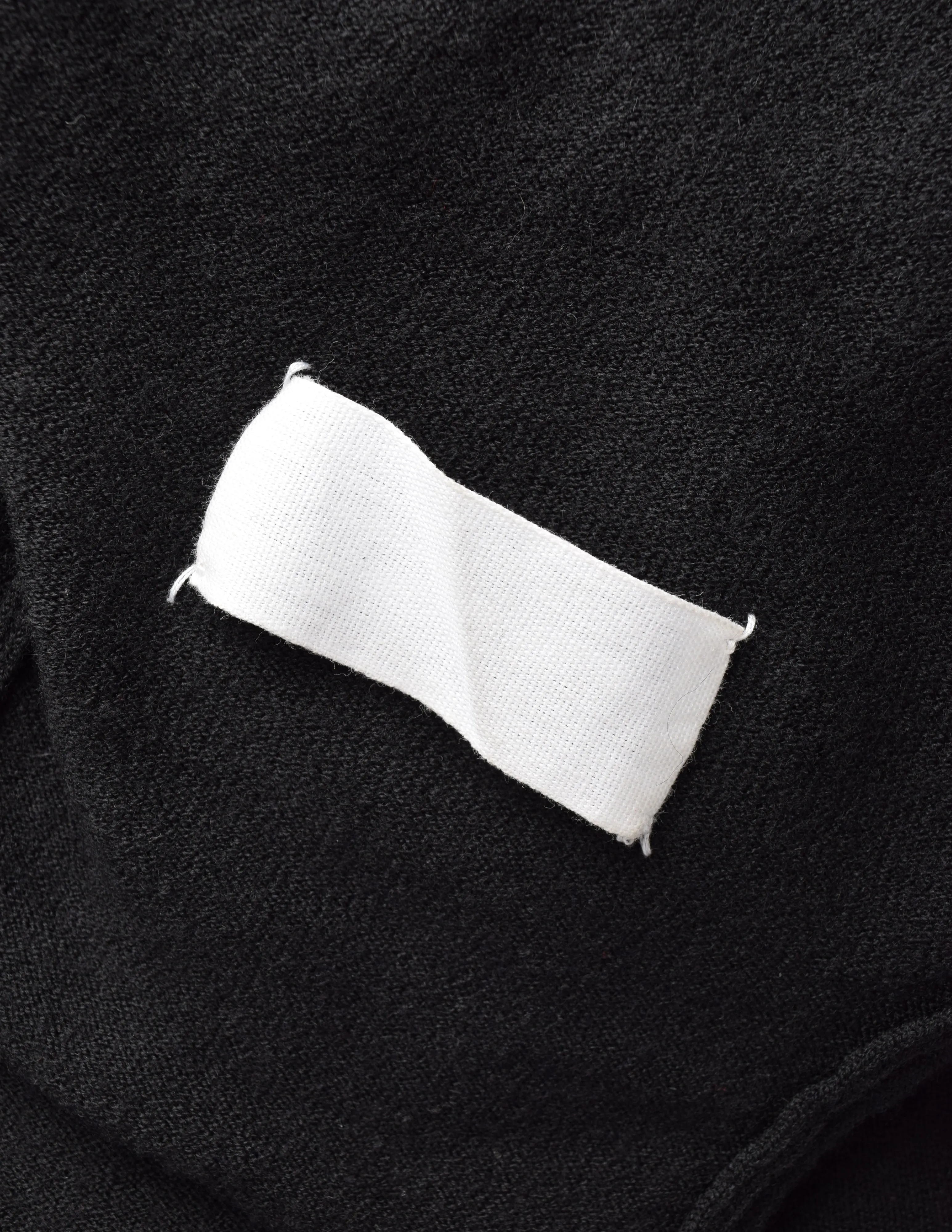 Maison Martin Margiela Vintage 1990s Black Distressed Wool Sweater