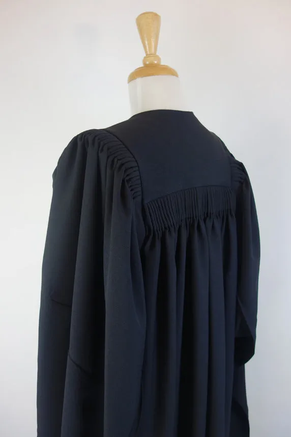 Master Graduation Gown in Superfine Wool