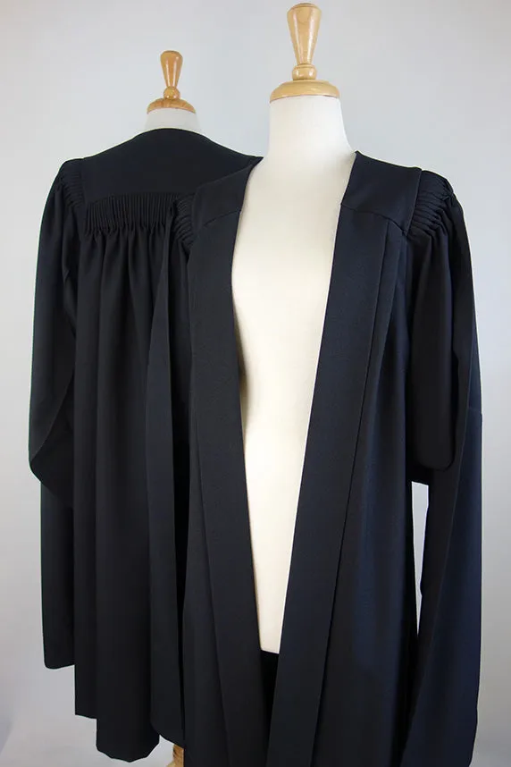 Master Graduation Gown in Superfine Wool