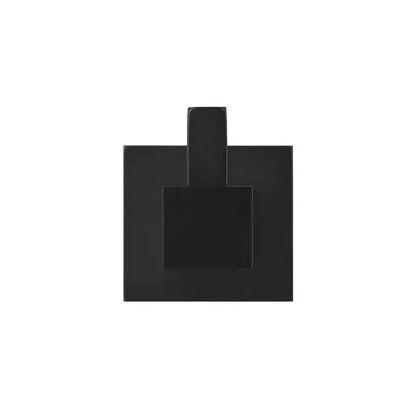 Meir Square Matte Black Robe Hook