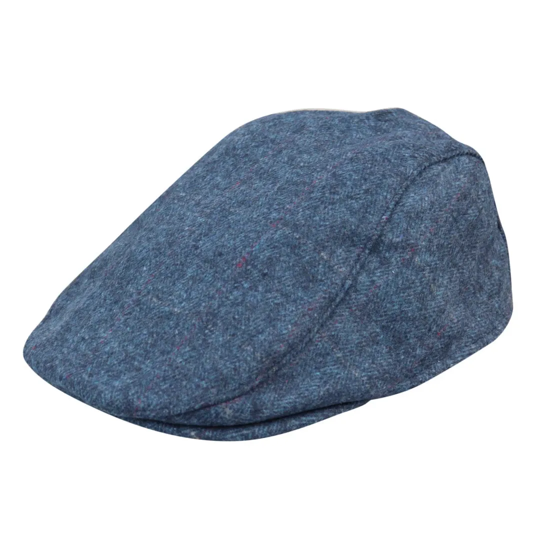 Men's Carnegi Grandad Baker Flat Cap Tweed Classic 1920s