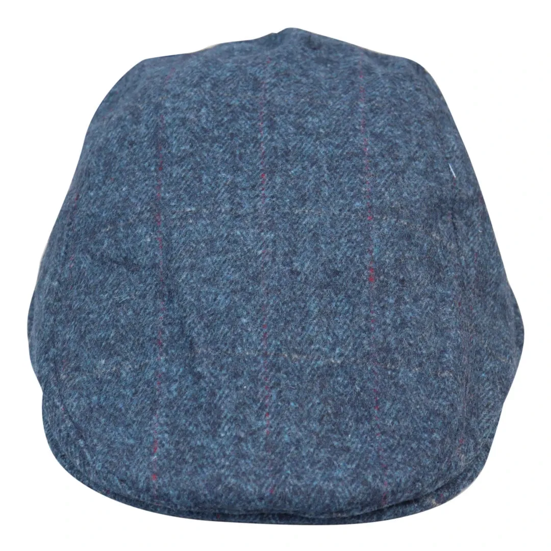 Men's Carnegi Grandad Baker Flat Cap Tweed Classic 1920s