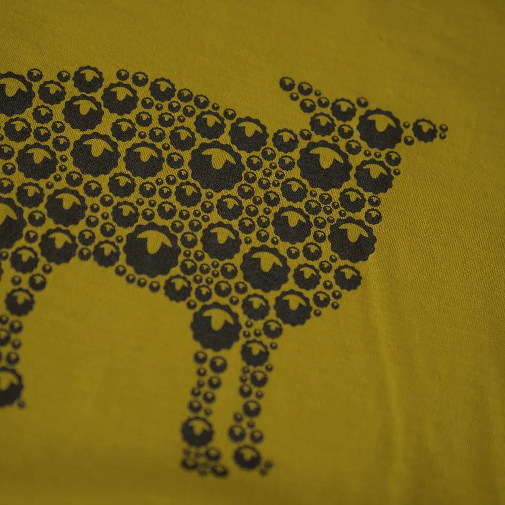 Mens Merino 150 Sheep Tee (Lime)