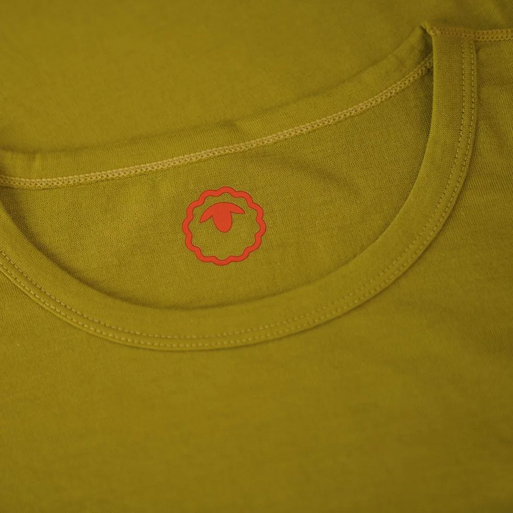 Mens Merino 150 Sheep Tee (Lime)