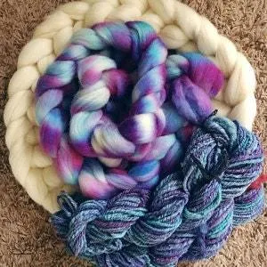 Natural White Wool Roving