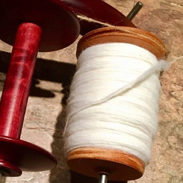 Natural White Wool Roving