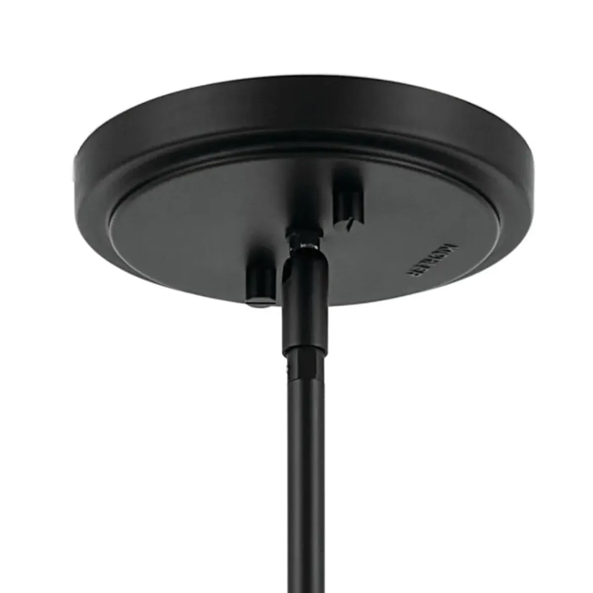Odensa 46 in. 8 Lights Chandelier Black Finish