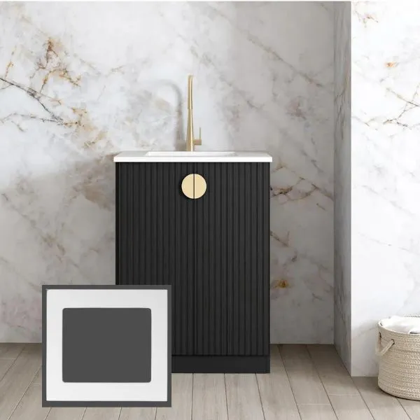 Otti Marlo Black 650mm Mini Laundry