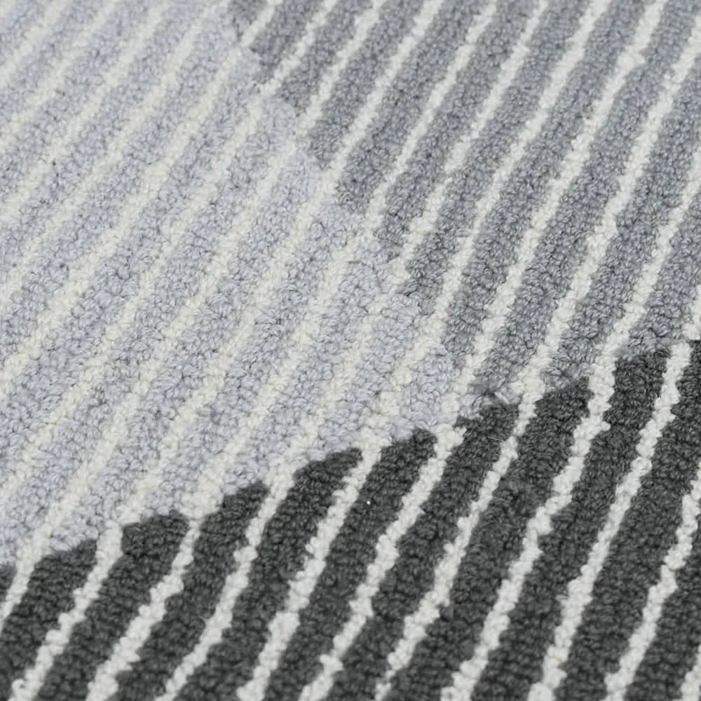 Pinstripe Rug - Seal 300cm x 400cm