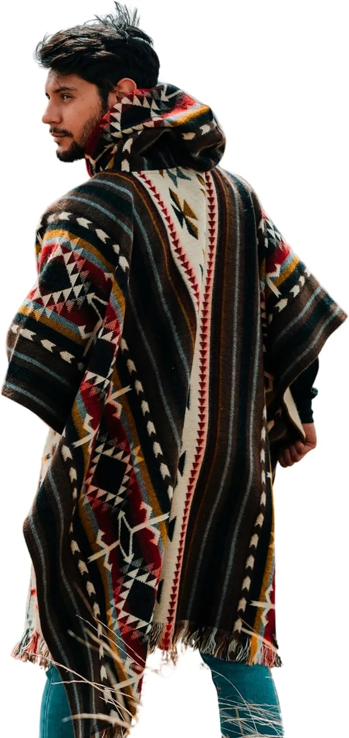 Poncho for men - Alpaca wool - Clint Eastwood - Daryl Dixon - Men Poncho - Handamade products - Cowboy Serape Shawl
