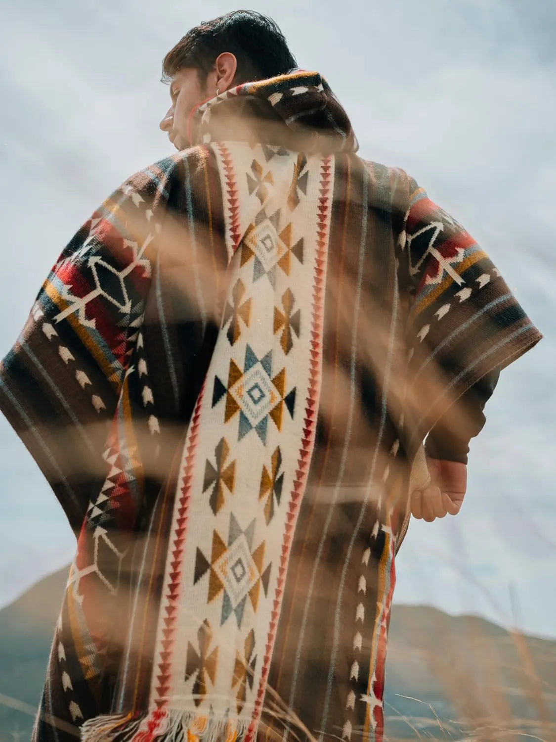 Poncho for men - Alpaca wool - Clint Eastwood - Daryl Dixon - Men Poncho - Handamade products - Cowboy Serape Shawl