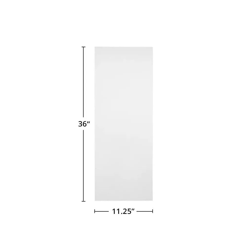 Pure White 12" x 36" Wall End Panel