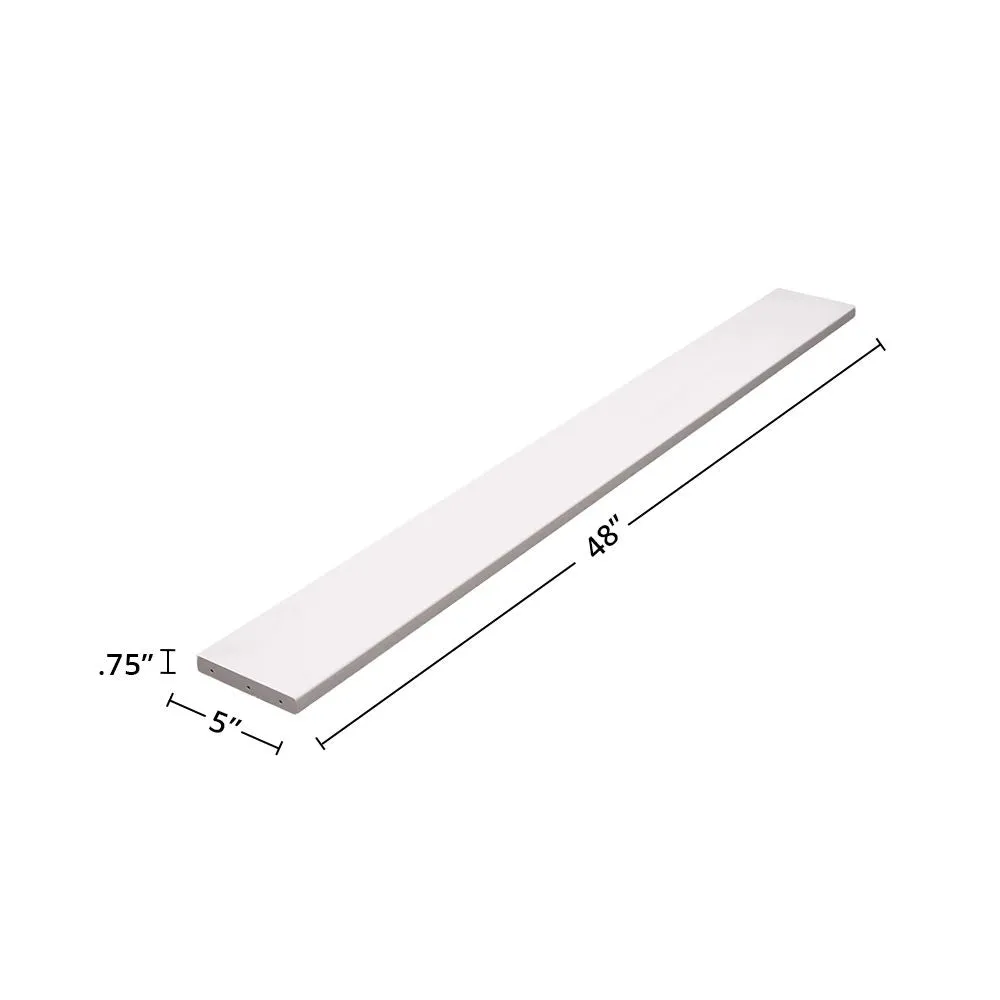 Pure White 48" Valance