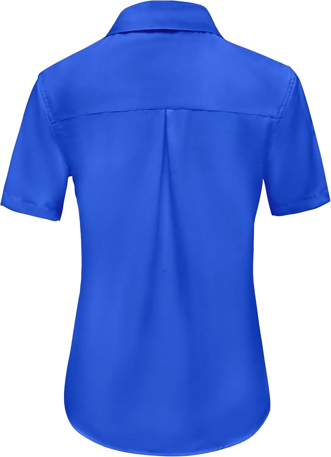 Ruisin Super Soft Wrinkle Resistant Womens Plain Button Down Shirts for Women Short/Long Sleeve Blouses Shirt Tops