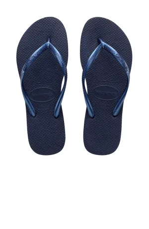 Slim Metallic Navy Blue