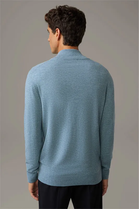 Strellson - Luka-T Button Front, Wool, Blue