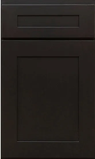 Tall 18" - Pure Black 18 Inch Pantry Cabinet/84" Face