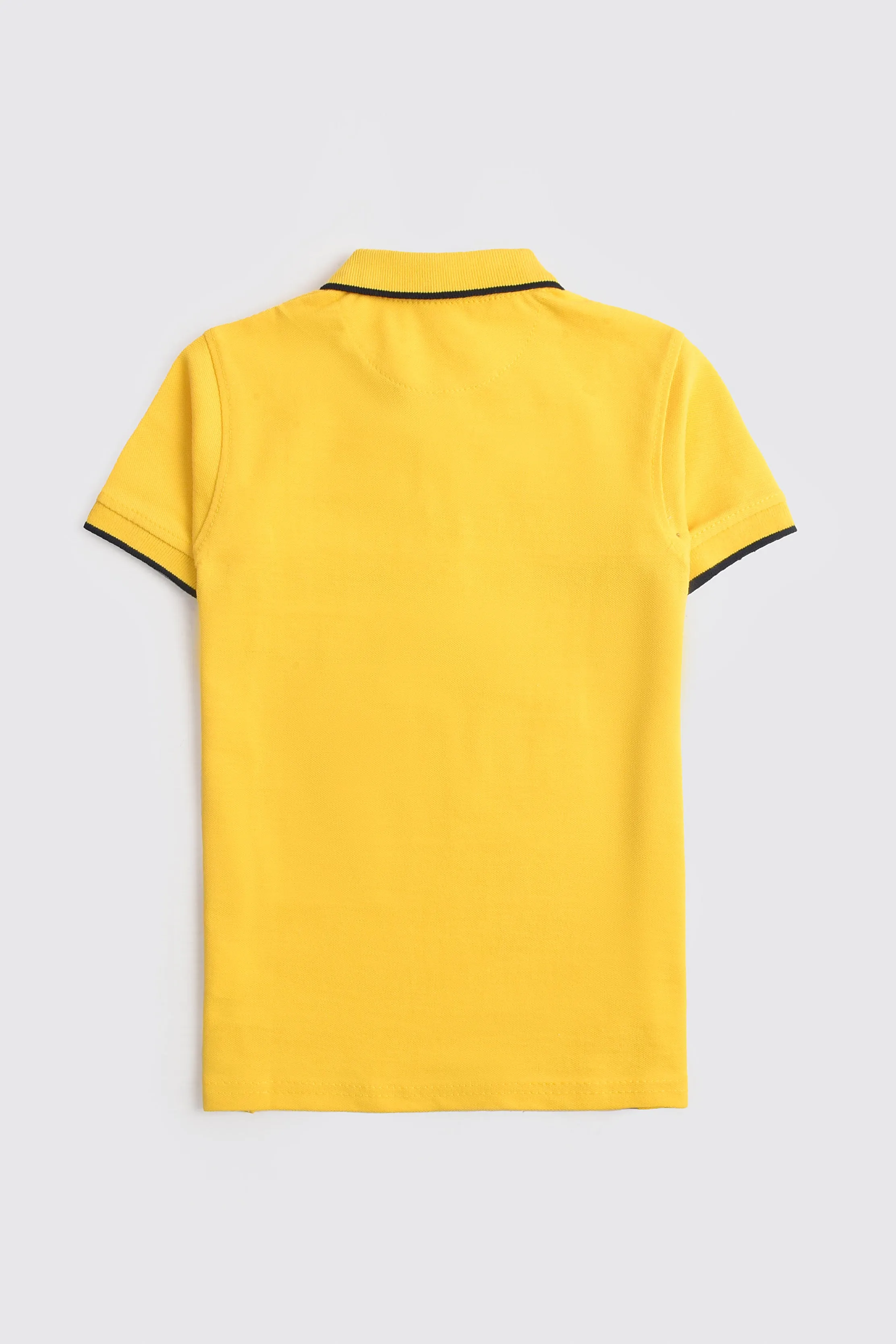 Yellow Striped Polo