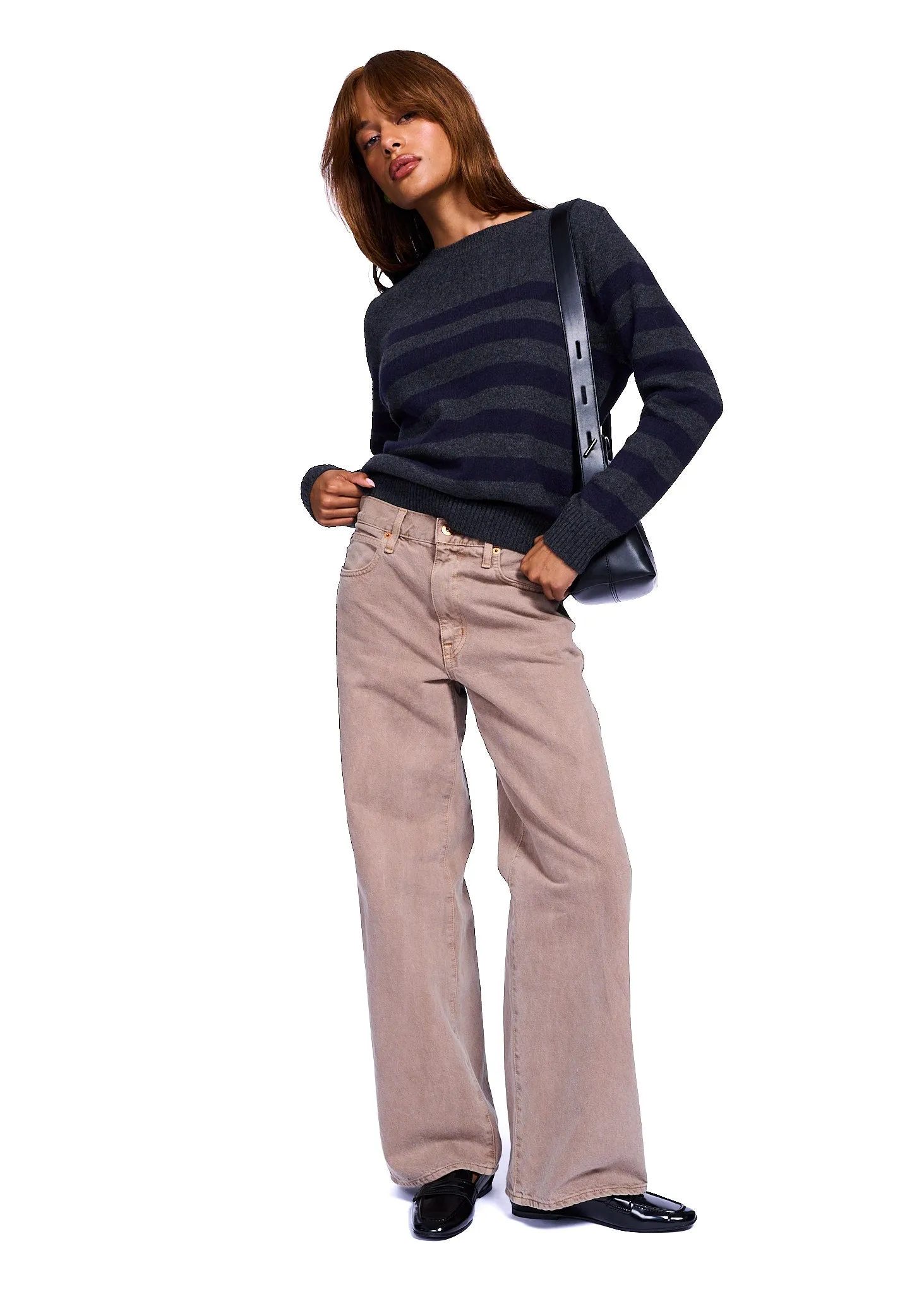 Yumi Row Striped Sweater